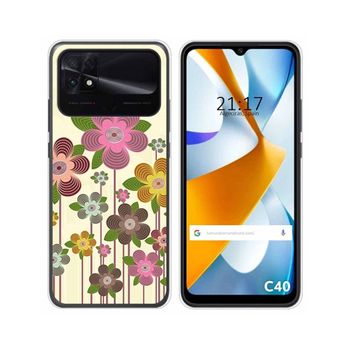 Funda Silicona Para Xiaomi Poco C40 Diseño Primavera En Flor Dibujos