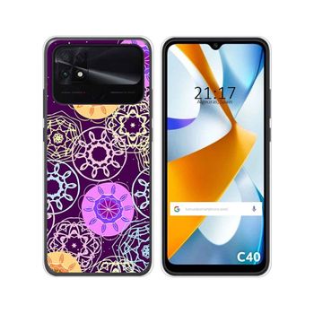 Funda Silicona Para Xiaomi Poco C40 Diseño Radial Dibujos