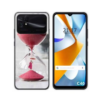 Funda Silicona Para Xiaomi Poco C40 Diseño Reloj Dibujos