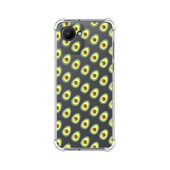 Funda Silicona Antigolpes Para Realme C30 Diseño Aguacate Dibujos