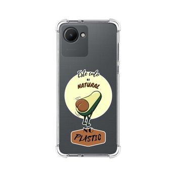 Funda Silicona Antigolpes Para Realme C30 Diseño Culo Natural Dibujos