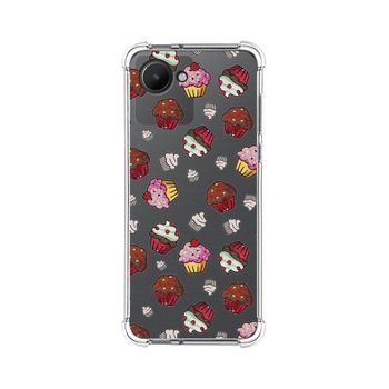 Funda Silicona Antigolpes Para Realme C30 Diseño Muffins Dibujos