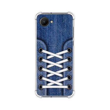 Funda Silicona Antigolpes Para Realme C30 Diseño Zapatillas 01 Dibujos