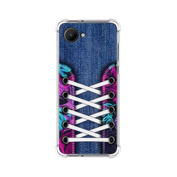 Funda Silicona Antigolpes Para Realme C30 Diseño Zapatillas 06 Dibujos