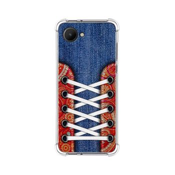 Funda Silicona Antigolpes Para Realme C30 Diseño Zapatillas 11 Dibujos