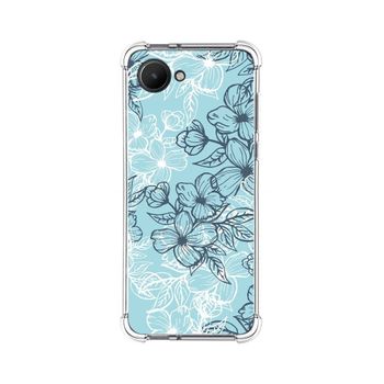 Funda Silicona Antigolpes Para Realme C30 Diseño Flores 03 Dibujos