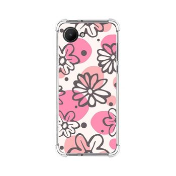 Funda Silicona Antigolpes Para Realme C30 Diseño Flores 09 Dibujos