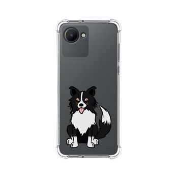 Funda Silicona Antigolpes Para Realme C30 Diseño Perros 01 Dibujos