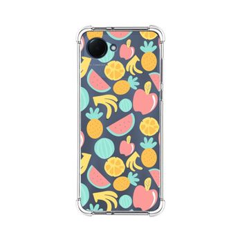 Funda Silicona Antigolpes Para Realme Narzo 50i Prime Diseño Frutas 02 Dibujos