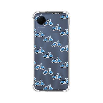 Funda Silicona Antigolpes Para Realme Narzo 50i Prime Diseño Scooter Dibujos