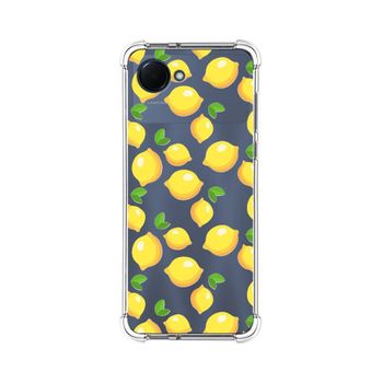 Funda Silicona Antigolpes Para Realme Narzo 50i Prime Diseño Limones Dibujos