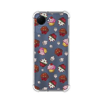 Funda Silicona Antigolpes Para Realme Narzo 50i Prime Diseño Muffins Dibujos