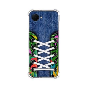 Funda Silicona Antigolpes Para Realme Narzo 50i Prime Diseño Zapatillas 13 Dibujos