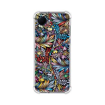 Funda Silicona Antigolpes Para Realme Narzo 50i Prime Diseño Flores 04 Dibujos