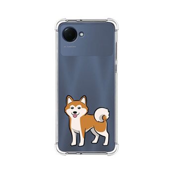 Funda Silicona Antigolpes Para Realme Narzo 50i Prime Diseño Perros 02 Dibujos