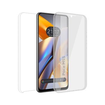 Funda Doble Transparente Pc + Tpu Full Body 360 Para Xiaomi Poco M5s