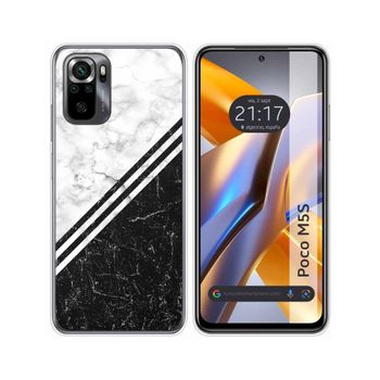 Funda Silicona Para Xiaomi Poco M5s Diseño Mármol 01 Dibujos