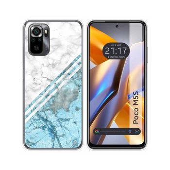 Funda Silicona Para Xiaomi Poco M5s Diseño Mármol 02 Dibujos