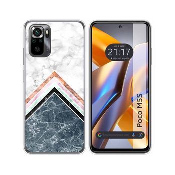 Funda Silicona Para Xiaomi Poco M5s Diseño Mármol 05 Dibujos