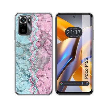 Funda Silicona Para Xiaomi Poco M5s Diseño Mármol 08 Dibujos