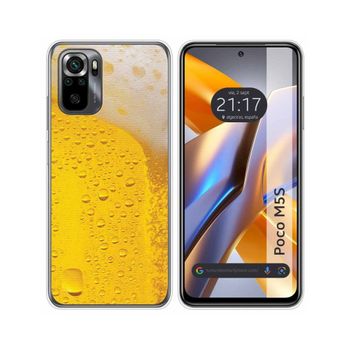 Funda Silicona Para Xiaomi Poco M5s Diseño Cerveza Dibujos