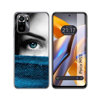 Funda Silicona Para Xiaomi Poco M5s Diseño Ojo Dibujos