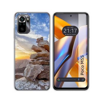 Funda Silicona Para Xiaomi Poco M5s Diseño Sunset Dibujos