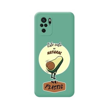 Funda Silicona Líquida Verde Para Xiaomi Poco M5s Diseño Culo Natural Dibujos