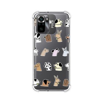 Funda Silicona Antigolpes Para Xiaomi Poco M5s Diseño Perros Dibujos