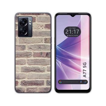 Funda Silicona Para Oppo A77 5g Diseño Ladrillo 01 Dibujos