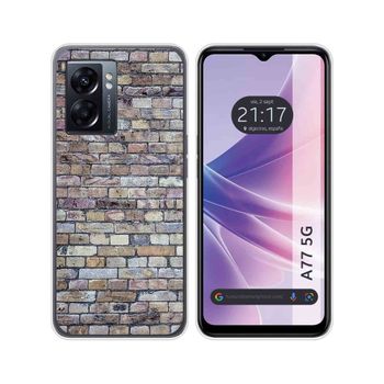 Funda Silicona Para Oppo A77 5g Diseño Ladrillo 02 Dibujos