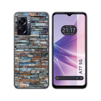 Funda Silicona Para Oppo A77 5g Diseño Ladrillo 05 Dibujos