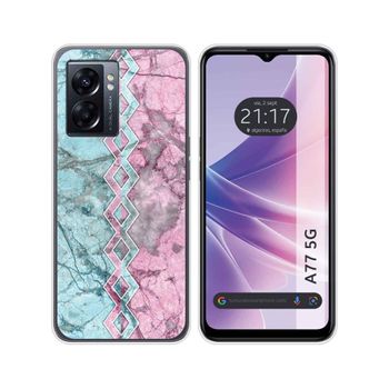 Funda Silicona Para Oppo A77 5g Diseño Mármol 08 Dibujos