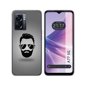 Funda Silicona Para Oppo A77 5g Diseño Barba Dibujos