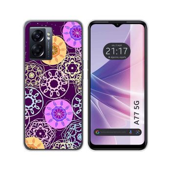 Funda Silicona Para Oppo A77 5g Diseño Radial Dibujos