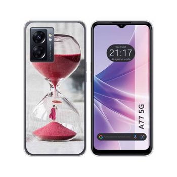 Funda Silicona Para Oppo A77 5g Diseño Reloj Dibujos