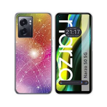 Funda Silicona Para Realme Narzo 50 5g Diseño Abstracto Dibujos