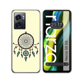 Funda Silicona Para Realme Narzo 50 5g Diseño Atrapasueños Dibujos