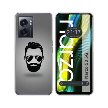 Funda Silicona Para Realme Narzo 50 5g Diseño Barba Dibujos