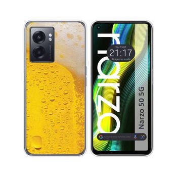 Funda Silicona Para Realme Narzo 50 5g Diseño Cerveza Dibujos