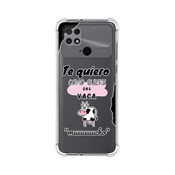 Funda Silicona Antigolpes Para Xiaomi Poco C40 Diseño Vaca Dibujos