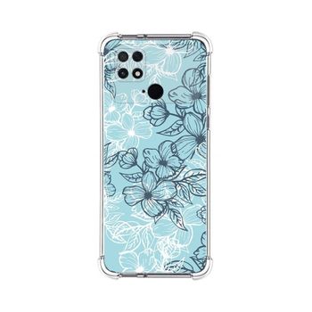 Funda Silicona Antigolpes Para Xiaomi Poco C40 Diseño Flores 03 Dibujos