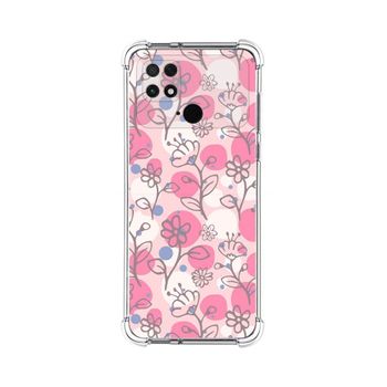 Funda Silicona Antigolpes Para Xiaomi Poco C40 Diseño Flores 07 Dibujos