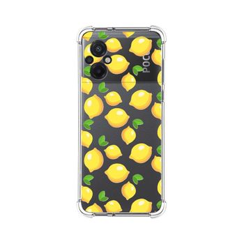Funda Silicona Antigolpes Para Xiaomi Poco M5 Diseño Limones Dibujos