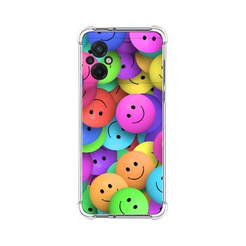 Funda Silicona Antigolpes Para Xiaomi Poco M5 Diseño Smile Dibujos