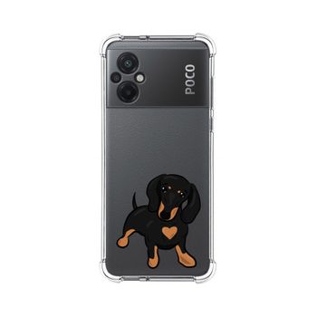Funda Silicona Antigolpes Para Xiaomi Poco M5 Diseño Perros 04 Dibujos
