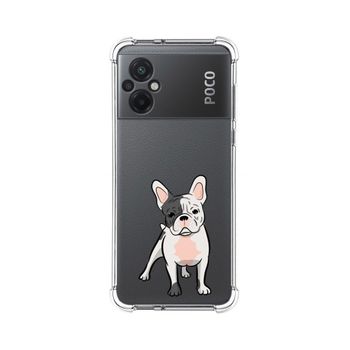 Funda Silicona Antigolpes Para Xiaomi Poco M5 Diseño Perros 06 Dibujos