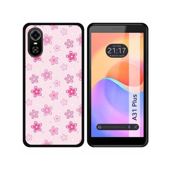 Funda Silicona Para Zte Blade A31 Plus Diseño Flores Dibujos