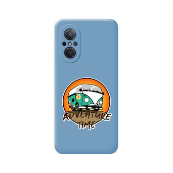Funda Silicona Líquida Azul Para Huawei Nova 9 Se Diseño Adventure Time Dibujos