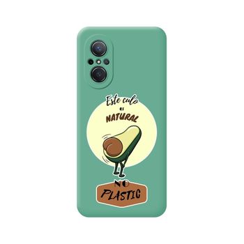 Funda Silicona Líquida Verde Para Huawei Nova 9 Se Diseño Culo Natural Dibujos